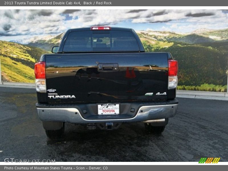 Black / Red Rock 2013 Toyota Tundra Limited Double Cab 4x4