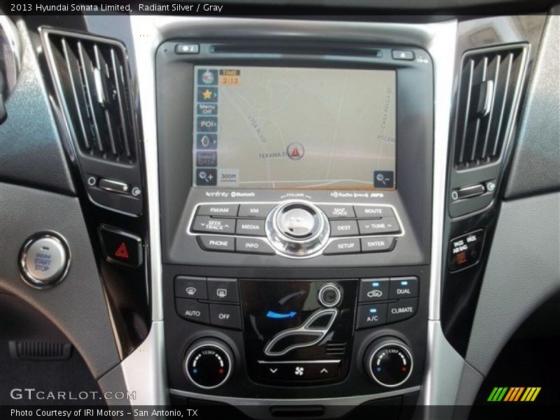 Radiant Silver / Gray 2013 Hyundai Sonata Limited