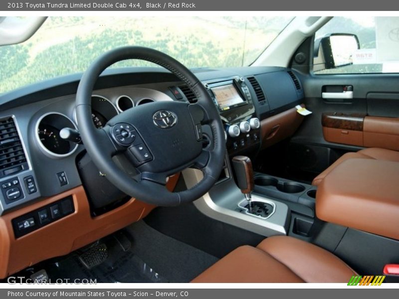 Black / Red Rock 2013 Toyota Tundra Limited Double Cab 4x4