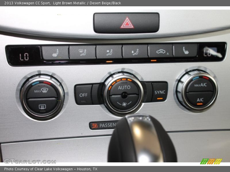 Light Brown Metallic / Desert Beige/Black 2013 Volkswagen CC Sport