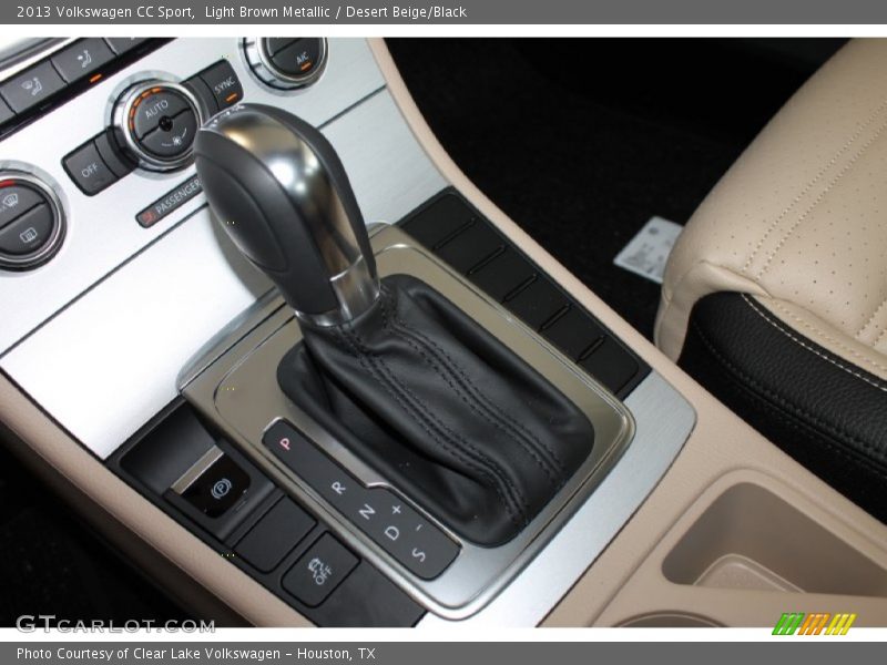 Light Brown Metallic / Desert Beige/Black 2013 Volkswagen CC Sport
