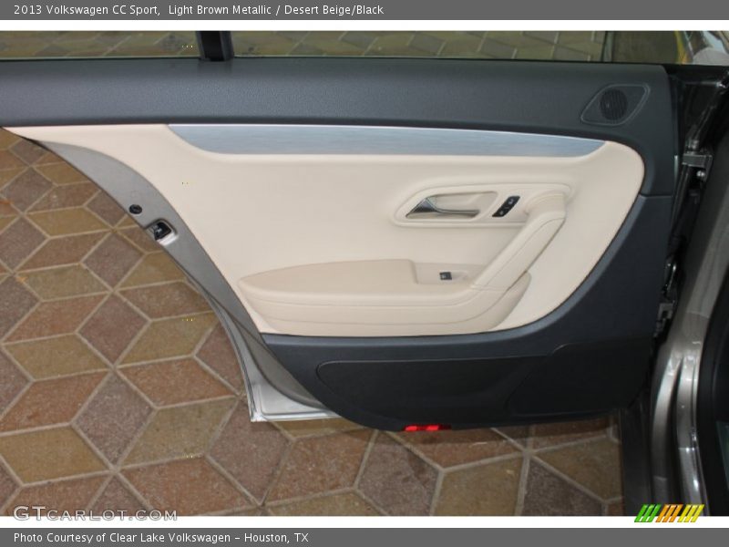 Light Brown Metallic / Desert Beige/Black 2013 Volkswagen CC Sport