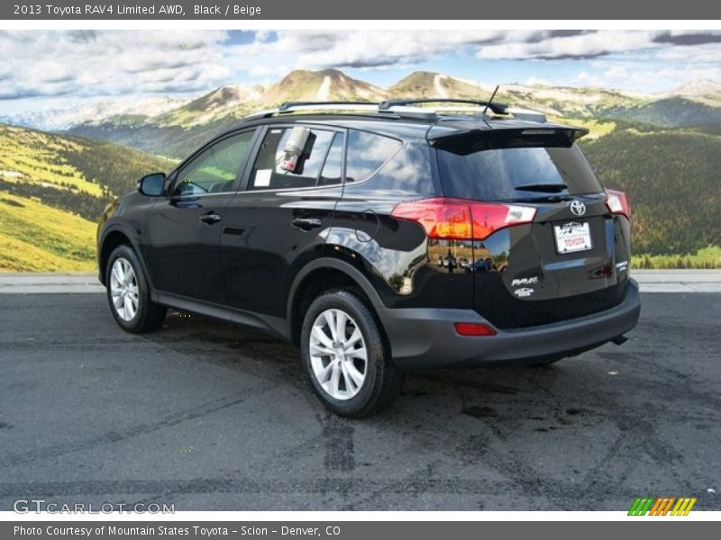Black / Beige 2013 Toyota RAV4 Limited AWD