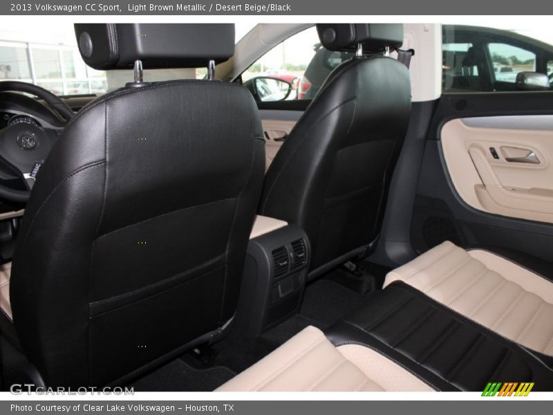Light Brown Metallic / Desert Beige/Black 2013 Volkswagen CC Sport