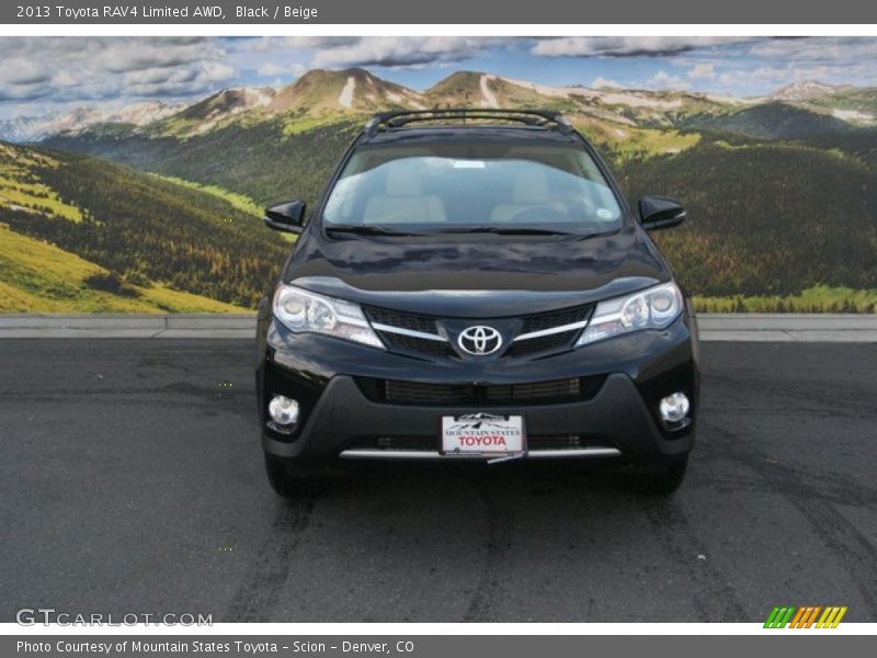 Black / Beige 2013 Toyota RAV4 Limited AWD