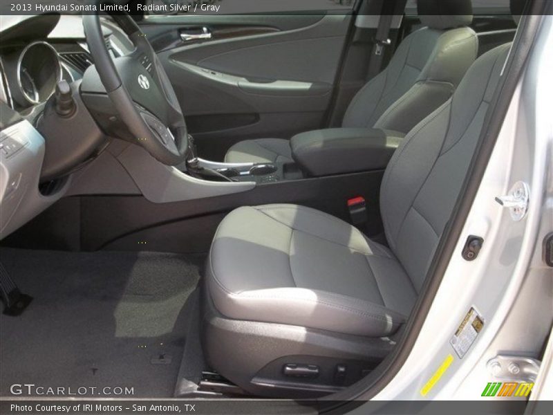 Radiant Silver / Gray 2013 Hyundai Sonata Limited