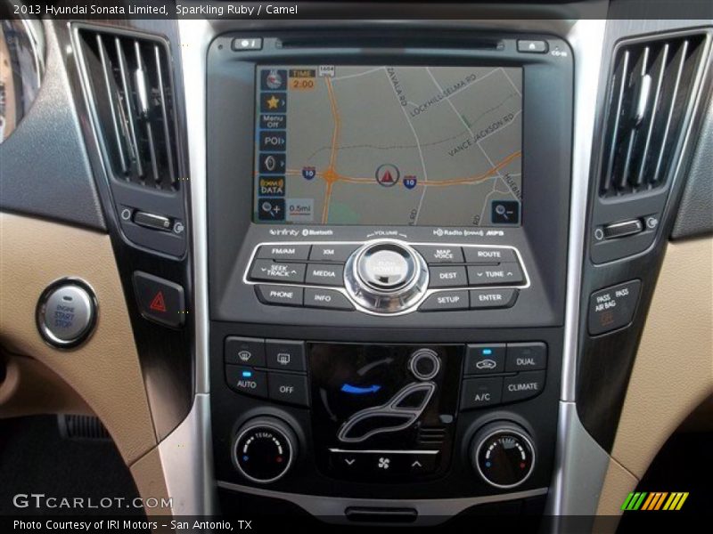 Sparkling Ruby / Camel 2013 Hyundai Sonata Limited