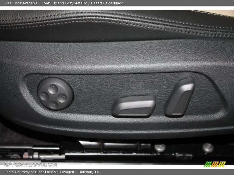 Island Gray Metallic / Desert Beige/Black 2013 Volkswagen CC Sport
