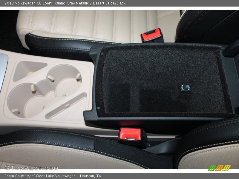 Island Gray Metallic / Desert Beige/Black 2013 Volkswagen CC Sport