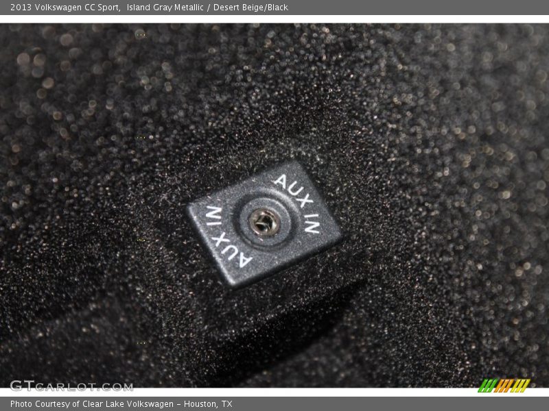 Island Gray Metallic / Desert Beige/Black 2013 Volkswagen CC Sport