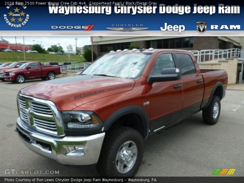 Copperhead Pearl / Black/Diesel Gray 2013 Ram 2500 Power Wagon Crew Cab 4x4