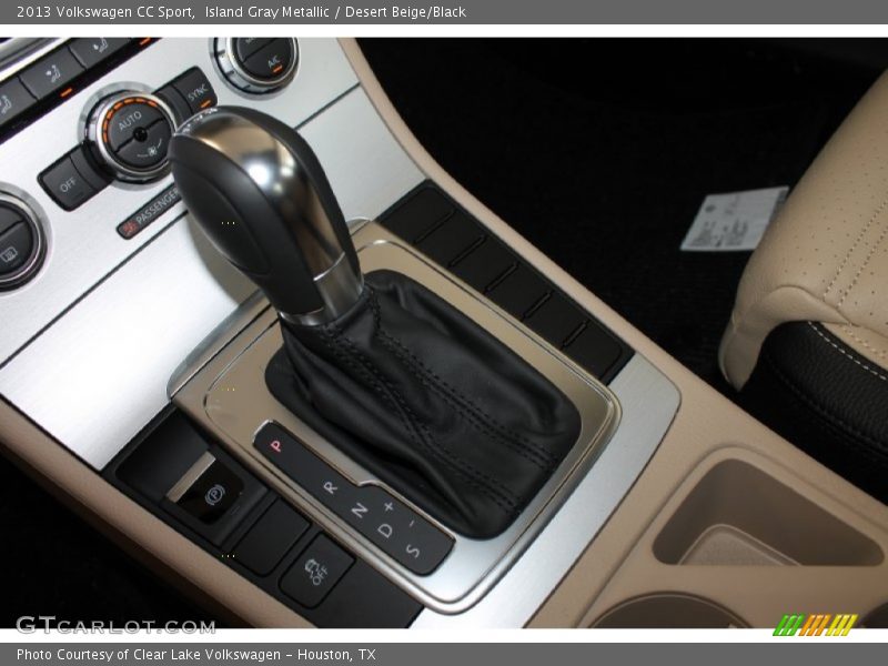 Island Gray Metallic / Desert Beige/Black 2013 Volkswagen CC Sport