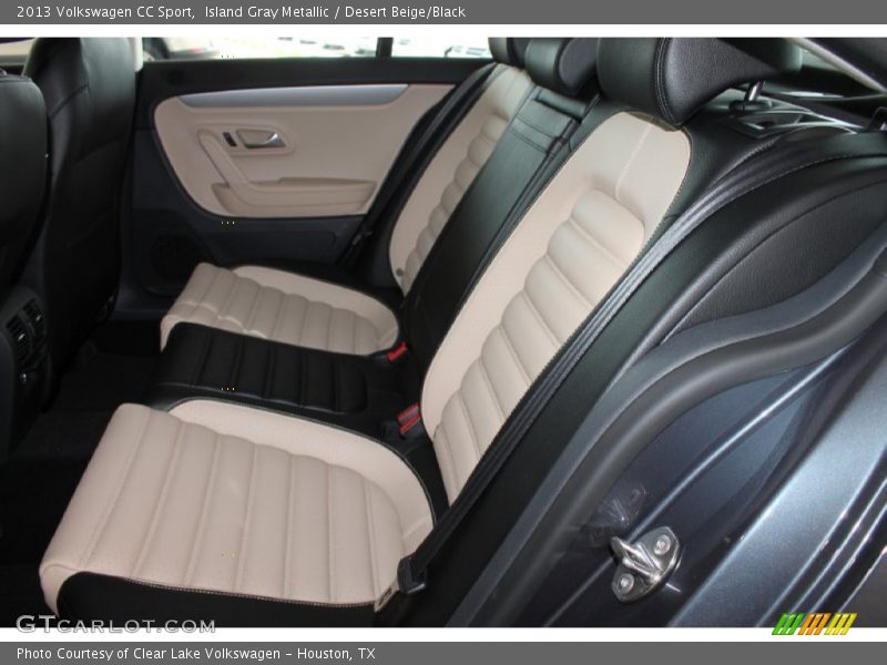 Island Gray Metallic / Desert Beige/Black 2013 Volkswagen CC Sport