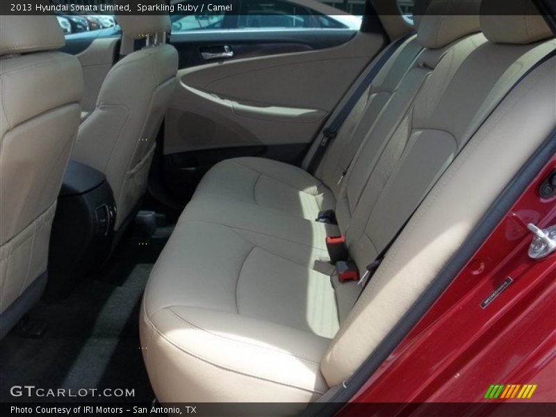 Sparkling Ruby / Camel 2013 Hyundai Sonata Limited
