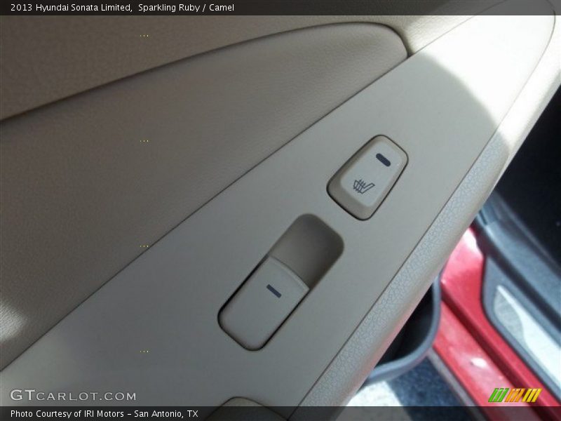 Sparkling Ruby / Camel 2013 Hyundai Sonata Limited