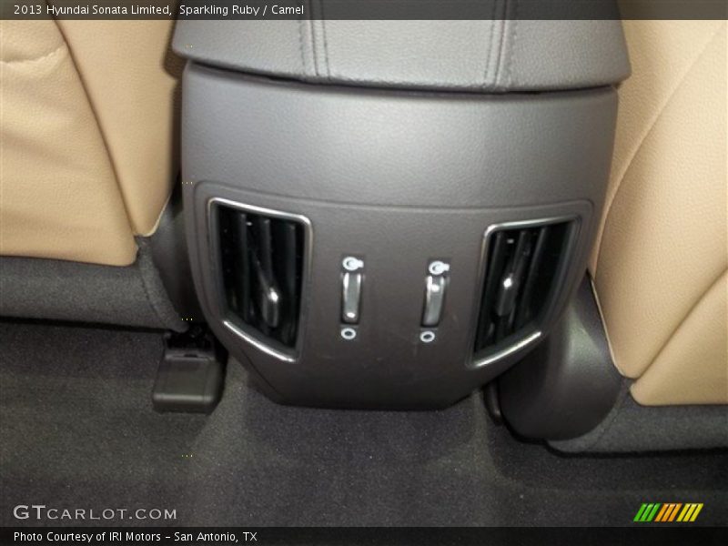 Sparkling Ruby / Camel 2013 Hyundai Sonata Limited