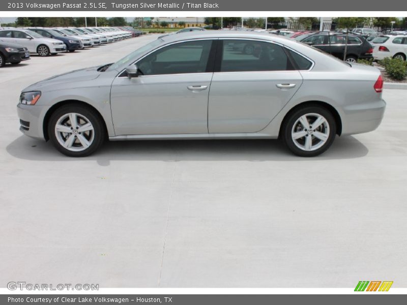 Tungsten Silver Metallic / Titan Black 2013 Volkswagen Passat 2.5L SE