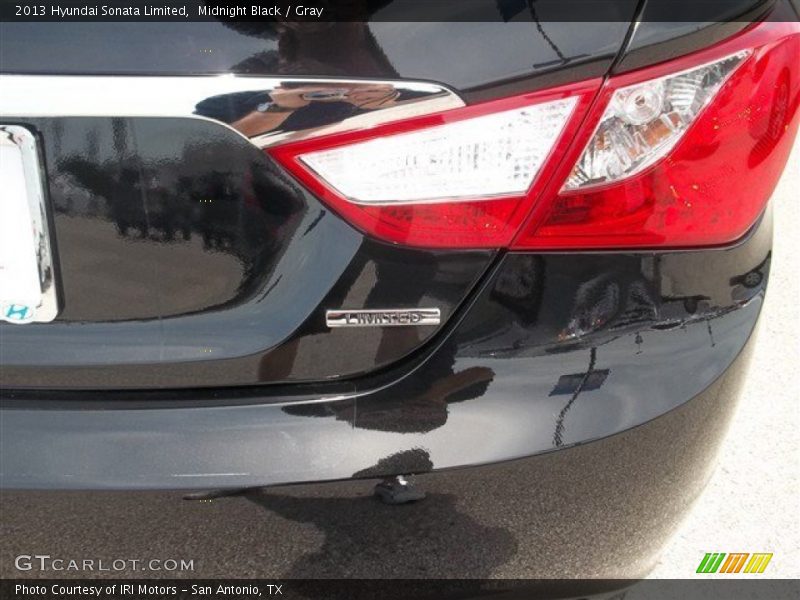 Midnight Black / Gray 2013 Hyundai Sonata Limited