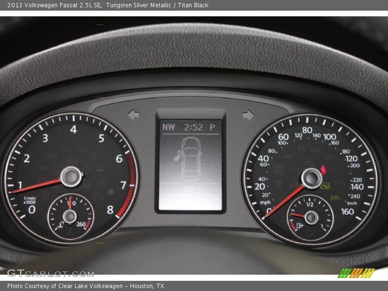 Tungsten Silver Metallic / Titan Black 2013 Volkswagen Passat 2.5L SE