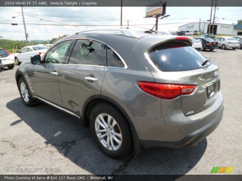 Umbria Twilight / Graphite 2009 Infiniti FX 35 AWD