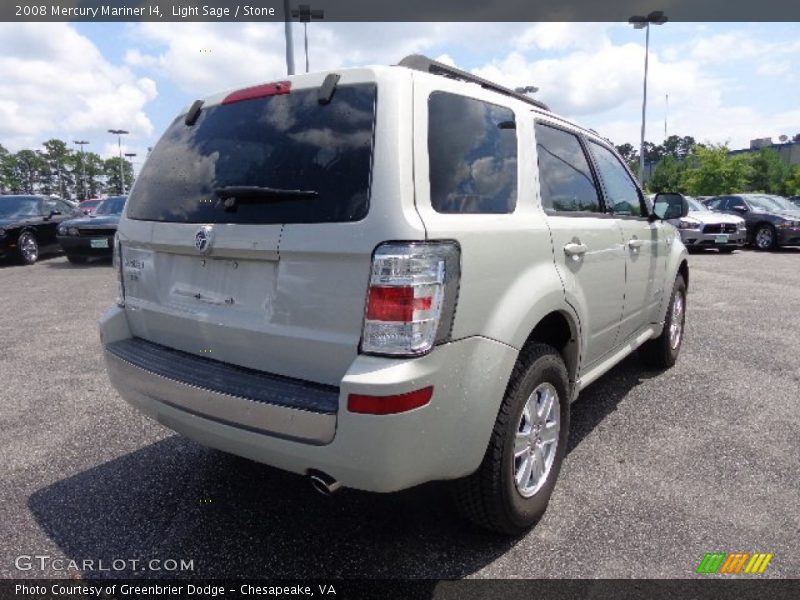 Light Sage / Stone 2008 Mercury Mariner I4