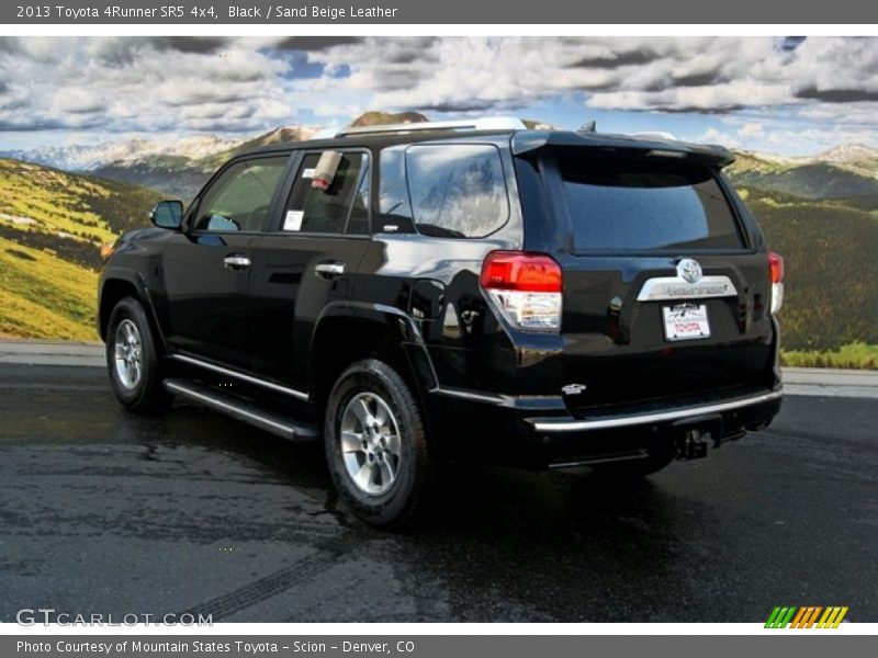 Black / Sand Beige Leather 2013 Toyota 4Runner SR5 4x4