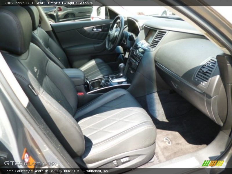 Front Seat of 2009 FX 35 AWD
