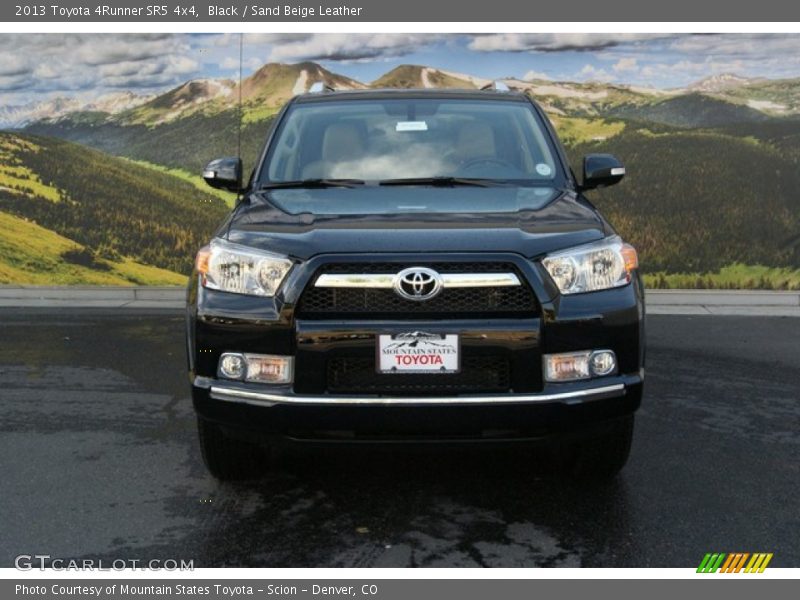 Black / Sand Beige Leather 2013 Toyota 4Runner SR5 4x4