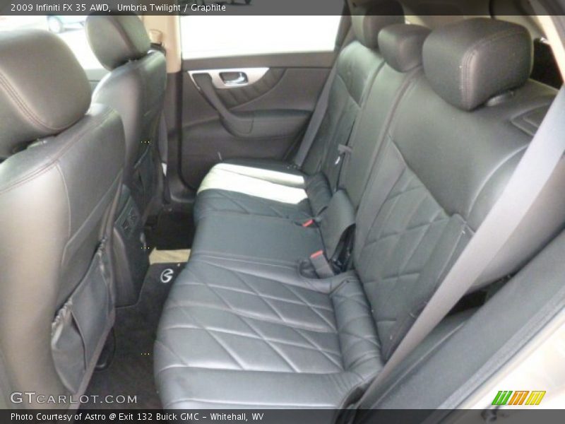 Rear Seat of 2009 FX 35 AWD