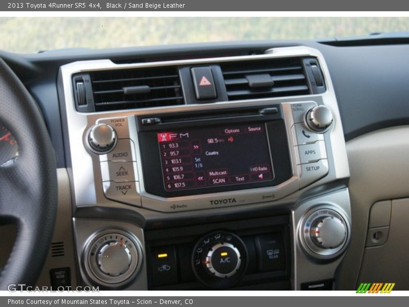 Black / Sand Beige Leather 2013 Toyota 4Runner SR5 4x4