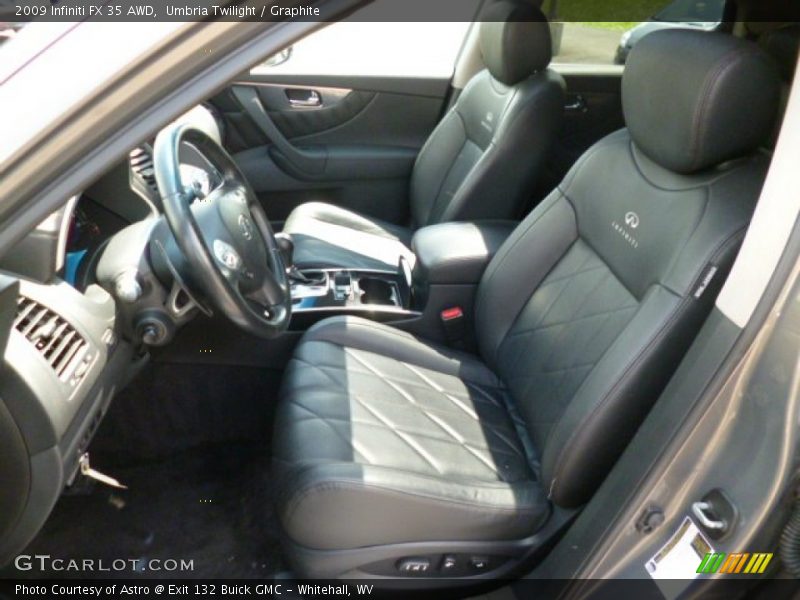 Front Seat of 2009 FX 35 AWD