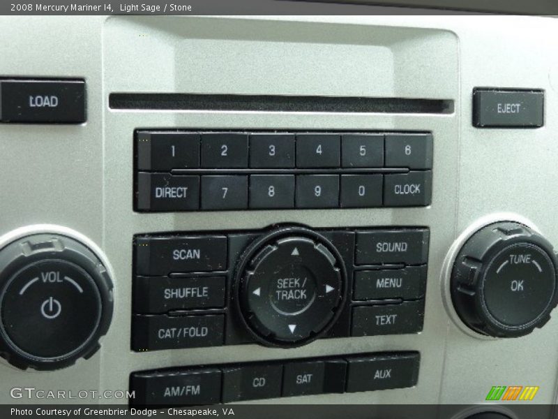 Controls of 2008 Mariner I4