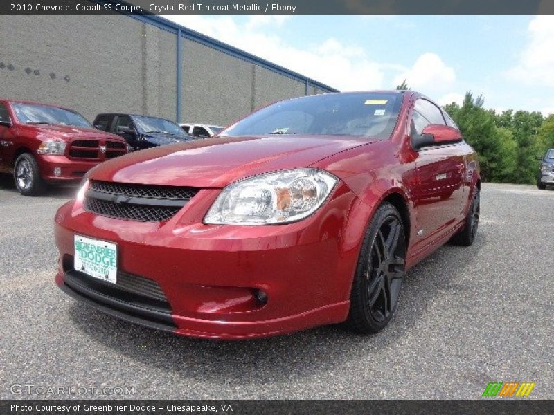 Crystal Red Tintcoat Metallic / Ebony 2010 Chevrolet Cobalt SS Coupe