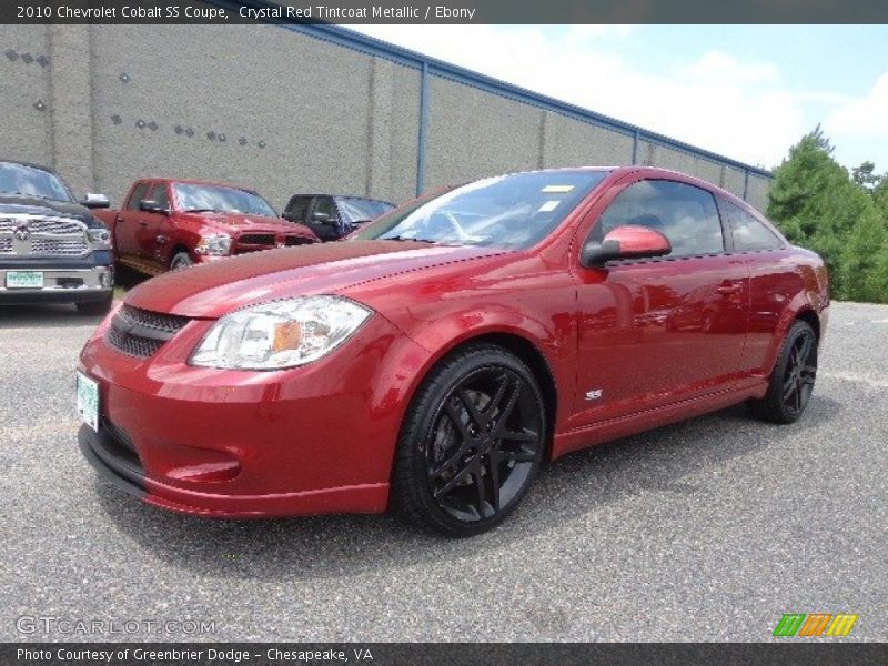 Crystal Red Tintcoat Metallic / Ebony 2010 Chevrolet Cobalt SS Coupe