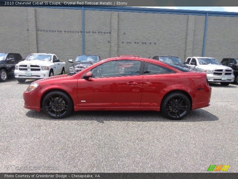  2010 Cobalt SS Coupe Crystal Red Tintcoat Metallic