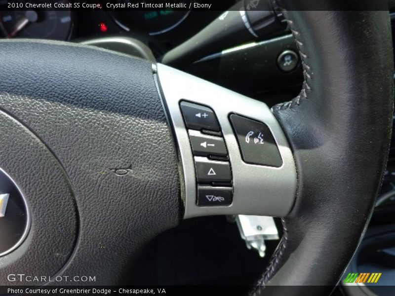Crystal Red Tintcoat Metallic / Ebony 2010 Chevrolet Cobalt SS Coupe