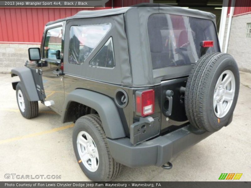 Black / Black 2013 Jeep Wrangler Sport 4x4