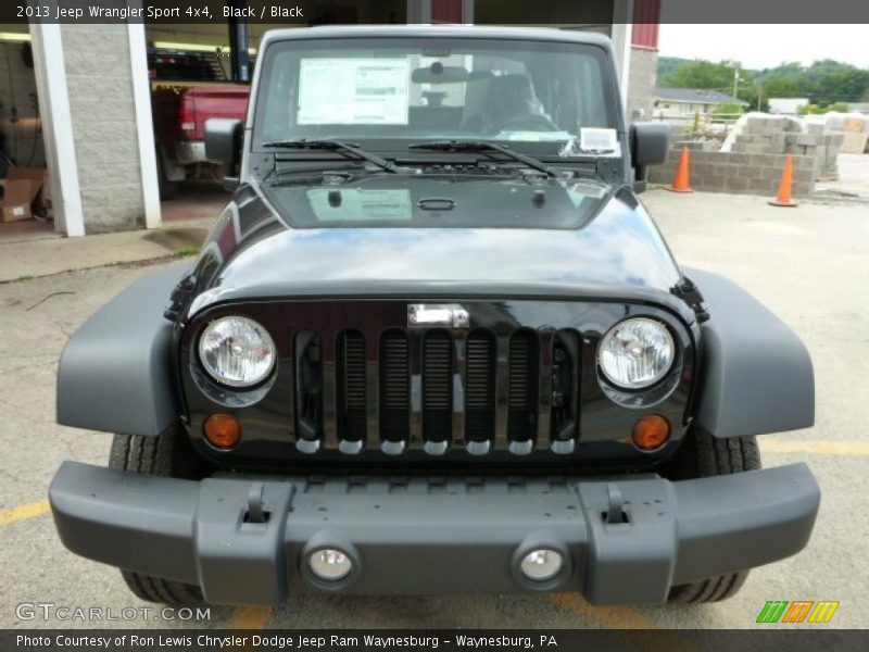 Black / Black 2013 Jeep Wrangler Sport 4x4