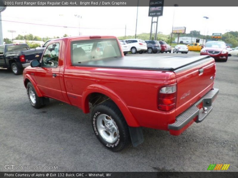 Bright Red / Dark Graphite 2001 Ford Ranger Edge Regular Cab 4x4