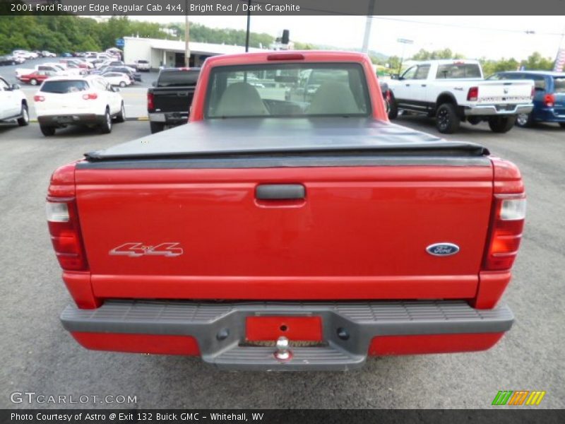 Bright Red / Dark Graphite 2001 Ford Ranger Edge Regular Cab 4x4