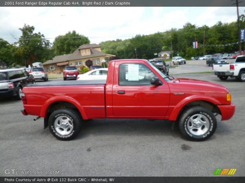 Bright Red / Dark Graphite 2001 Ford Ranger Edge Regular Cab 4x4
