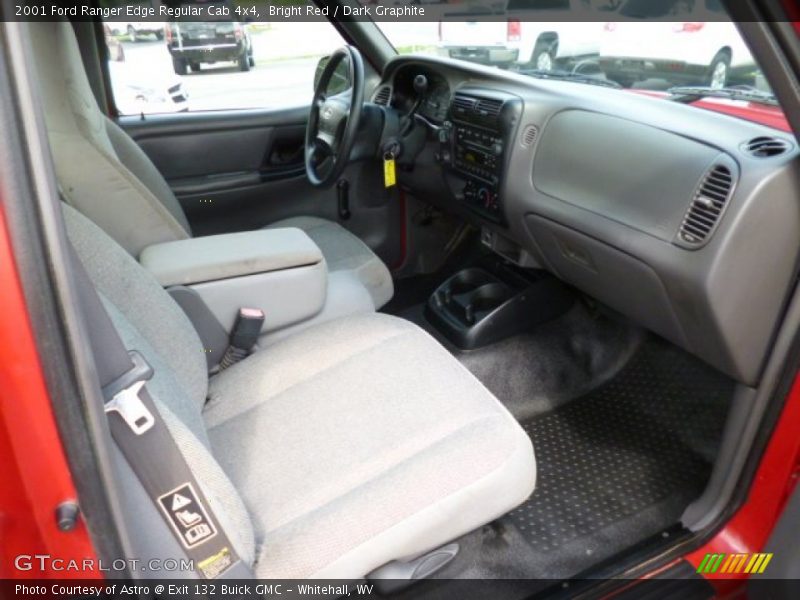 Bright Red / Dark Graphite 2001 Ford Ranger Edge Regular Cab 4x4