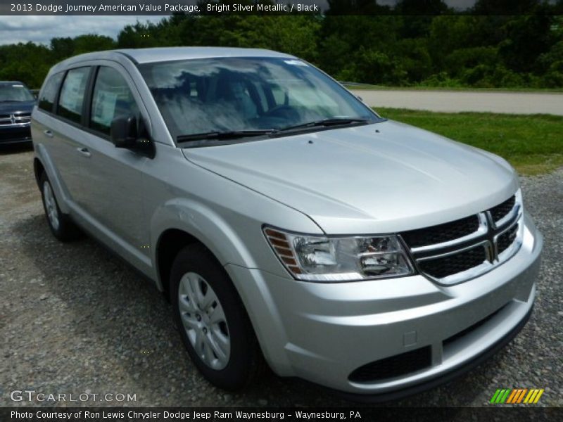 Bright Silver Metallic / Black 2013 Dodge Journey American Value Package