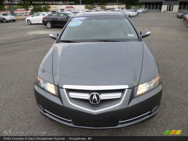 Polished Metal Metallic / Ebony 2008 Acura TL 3.2