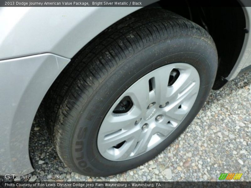 Bright Silver Metallic / Black 2013 Dodge Journey American Value Package