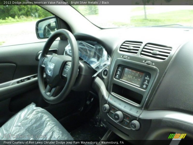 Bright Silver Metallic / Black 2013 Dodge Journey American Value Package