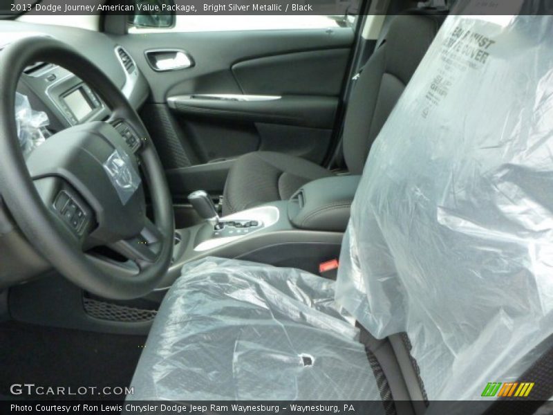 Bright Silver Metallic / Black 2013 Dodge Journey American Value Package