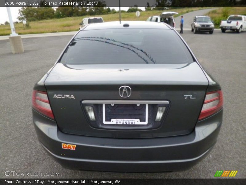 Polished Metal Metallic / Ebony 2008 Acura TL 3.2