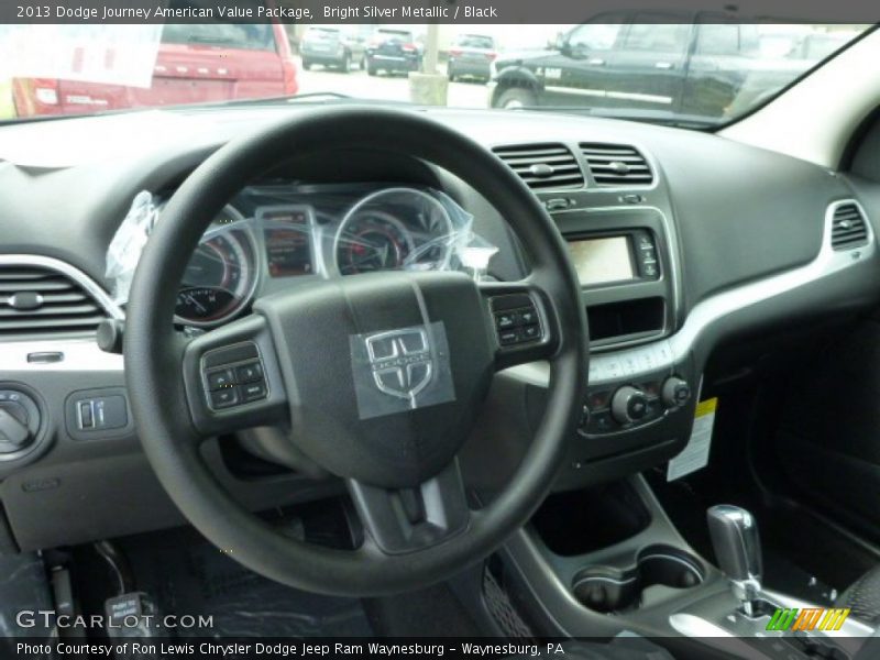 Bright Silver Metallic / Black 2013 Dodge Journey American Value Package