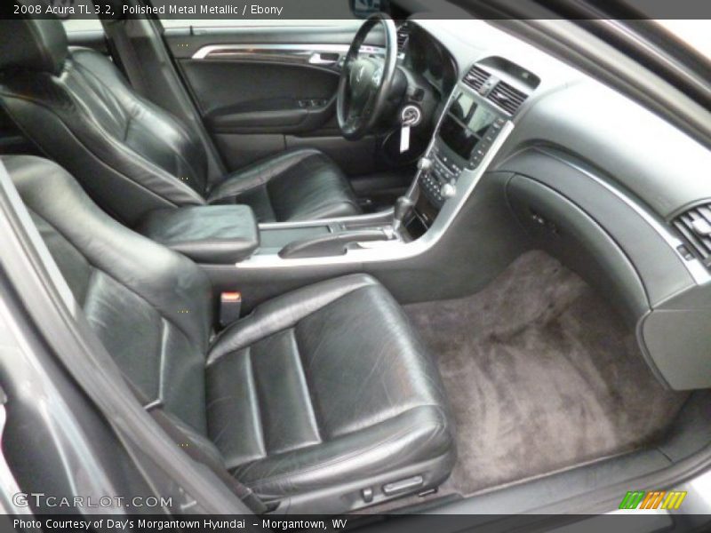 Polished Metal Metallic / Ebony 2008 Acura TL 3.2